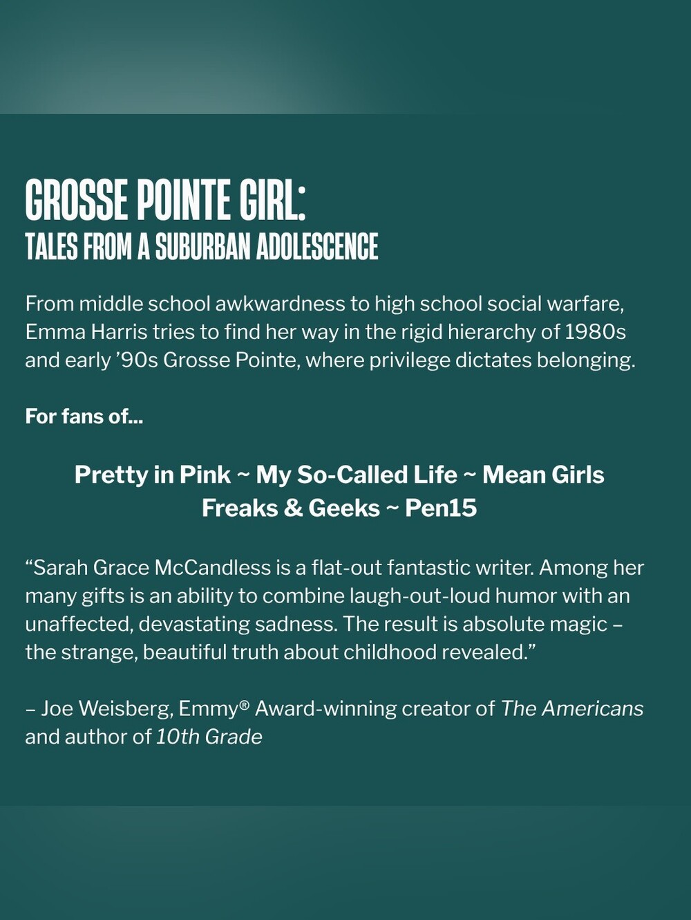 Signed Copy of My First Novel GROSSE POINTE GIRL - Picture 2 of 3